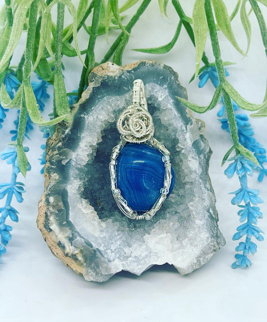 Blue Banded Agate